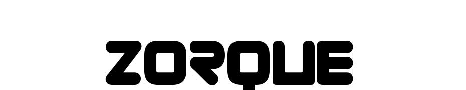Zorque Font Download Free