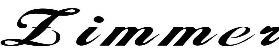 Zimmerman Extended Font Download Free