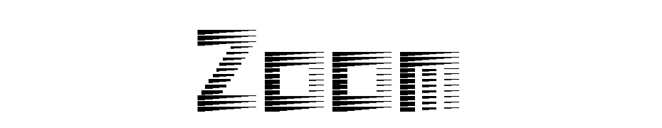 Zoom Font Download Free