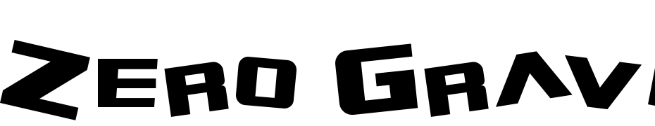 Zero Gravity Extended Font Download Free