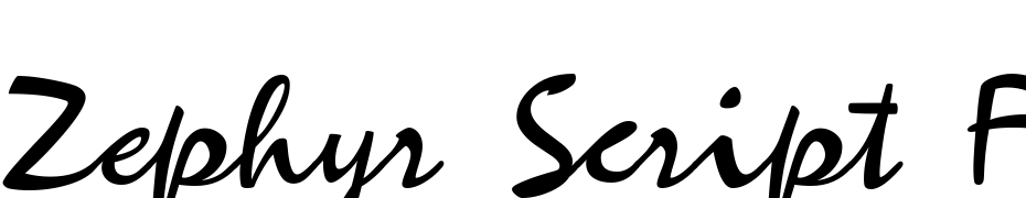 Zephyr Script FLF Schrift Herunterladen Kostenlos