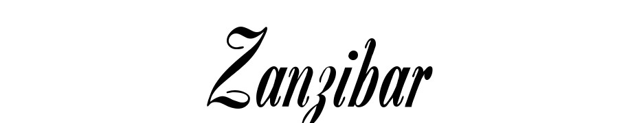 Zanzibar Font Download Free