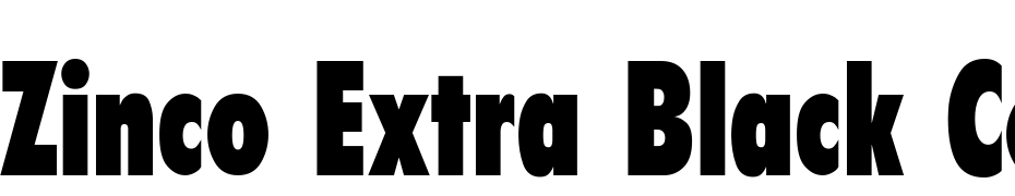 Zinco Extra Black Condensed Schrift Herunterladen Kostenlos