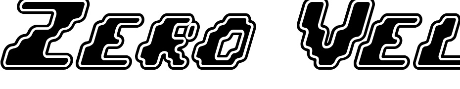 Zero Velocity BRK Font Download Free