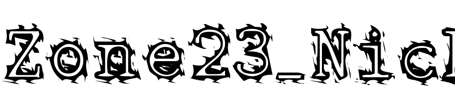 Zone23_Nick Molloy Font Download Free