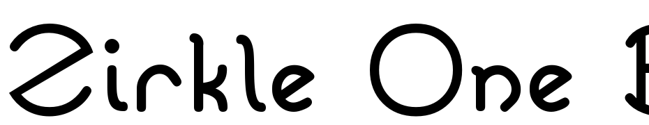 Zirkle One Bold Font Download Free