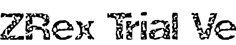 ZRex Trial Version Font Download Free