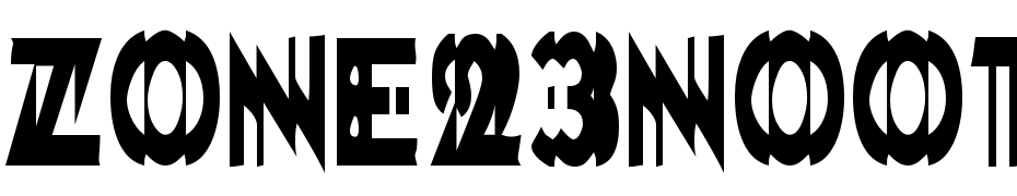 Zone23_nootropics Font Download Free