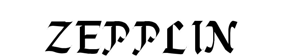 ZEPPLIN Font Download Free