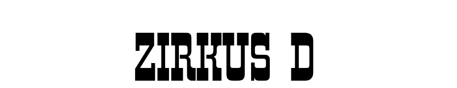 Zirkus D Font Download Free