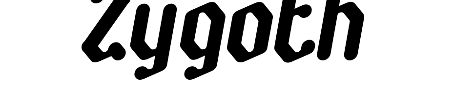 Zygoth Yazı tipi ücretsiz indir