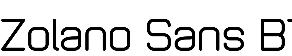 Zolano Sans BTN Font Download Free