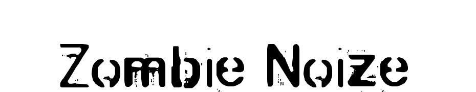 Zombie Noize Font Download Free