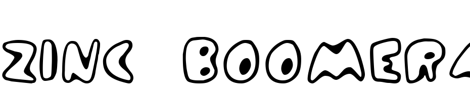 Zinc Boomerang Font Download Free