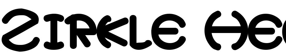 Zirkle Heavy Font Download Free