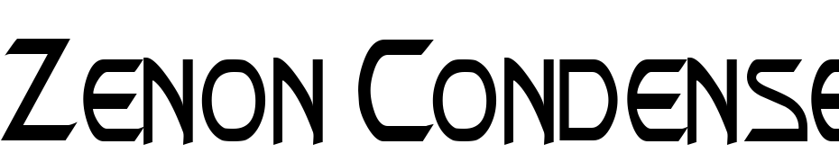 Zenon Condensed Font Download Free
