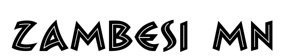 Zambesi MN Font Download Free