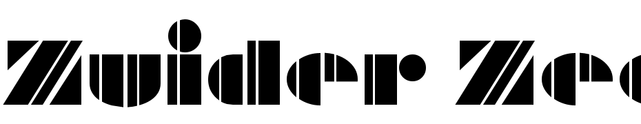 Zuider Zee NF Font Download Free