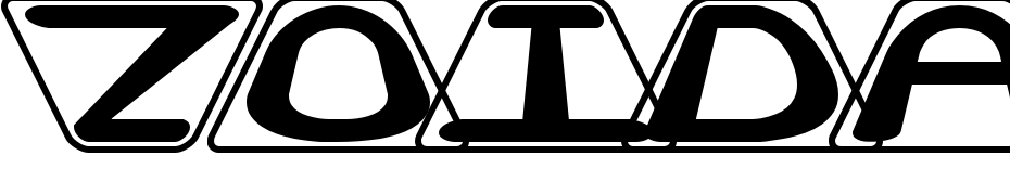 Zoidal (BRK) Font Download Free