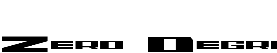 Zero Degrees Font Download Free