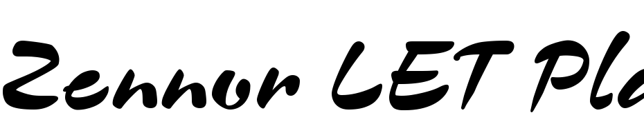 Zennor LET Plain:1.0 Font Download Free