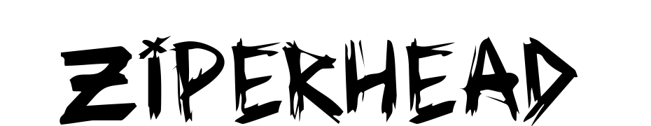 Ziperhead Font Download Free