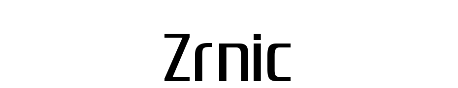 Zrnic Scarica Caratteri Gratis