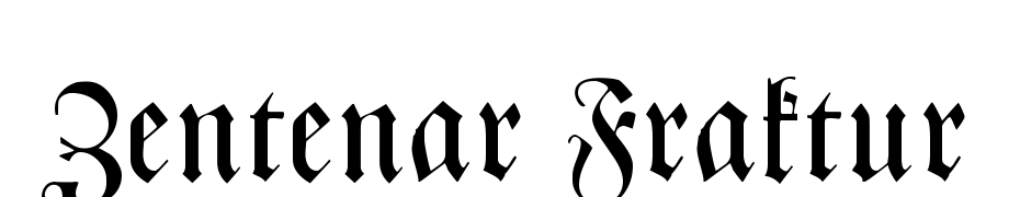 Zentenar Fraktur Scarica Caratteri Gratis
