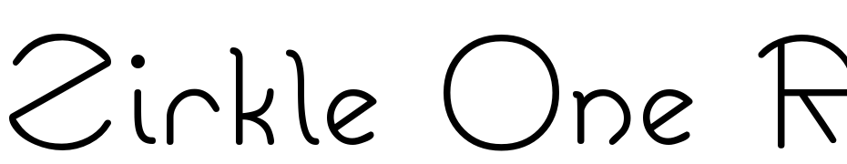 Zirkle One Roman Font Download Free