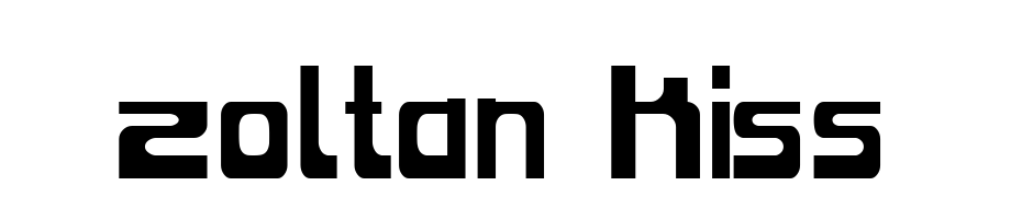 Zoltan Kiss Font Download Free