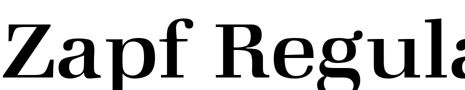 Zapf Regular Font Download Free