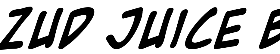 Zud Juice Bold Font Download Free