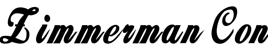 Zimmerman Condensed Bold Font Download Free