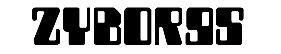 Zyborgs Font Download Free