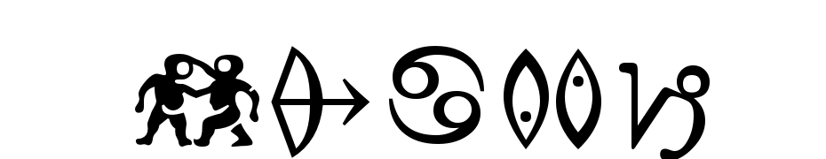 Zodiac Font Download Free