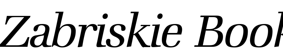 Zabriskie Book Light Regular Italic Schrift Herunterladen Kostenlos
