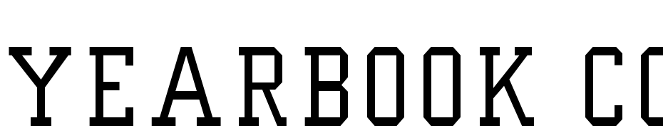 Yearbook CG Filler Font Download Free