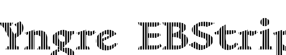 Yngre EBStripe Font Download Free