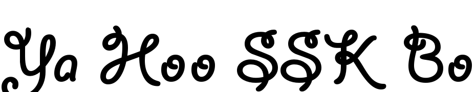 Ya Hoo SSK Bold Font Download Free