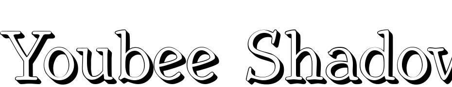 Youbee Shadow Font Download Free