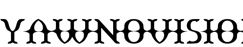 Yawnovision Font Download Free