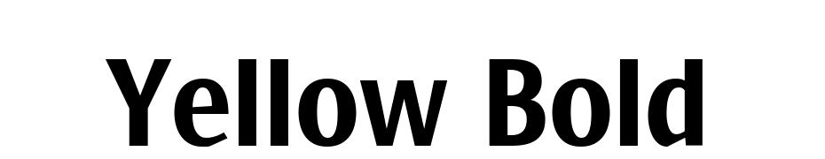 Yellow Bold Font Download Free