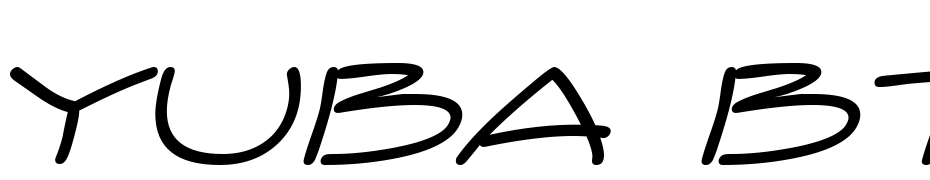 Yuba BTN Expanded Oblique Font Download Free