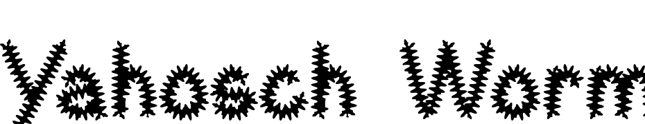 Yahosch Wormy Font Download Free