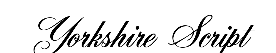 Yorkshire Script Font Download Free