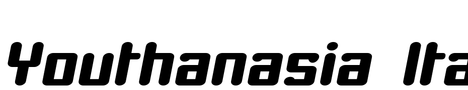 Youthanasia Italic Font Download Free