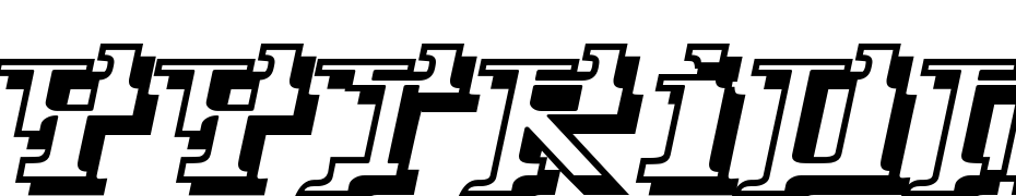 Yytrium Dioxide Font Download Free