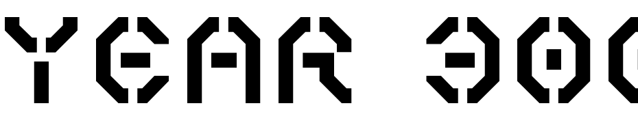 Year 3000 Font Download Free