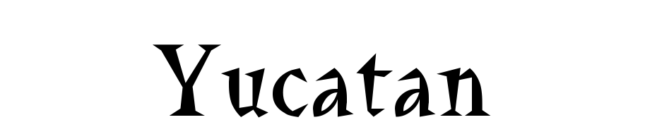 Yucatan Font Download Free