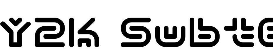 Y2k Subterran Express KG Font Download Free